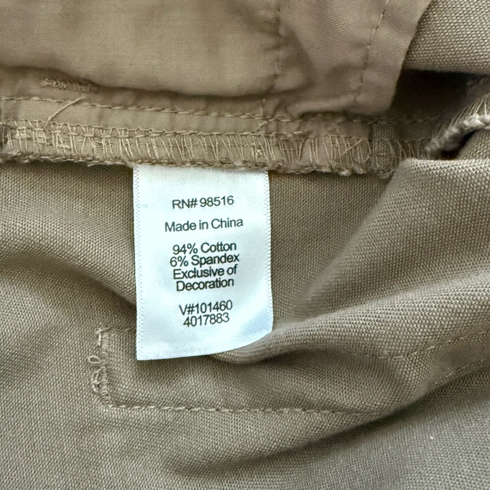 Coldwater Creek Natural Fit Brown Capri Pants Womenβs Size 10 - Picture 8 of 9
